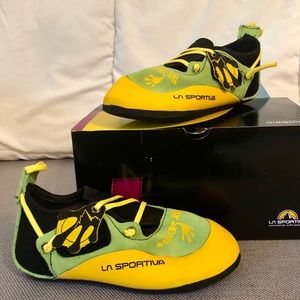 NWT La Sportiva Kid Rock Climbing Shoes 1-1.5 US